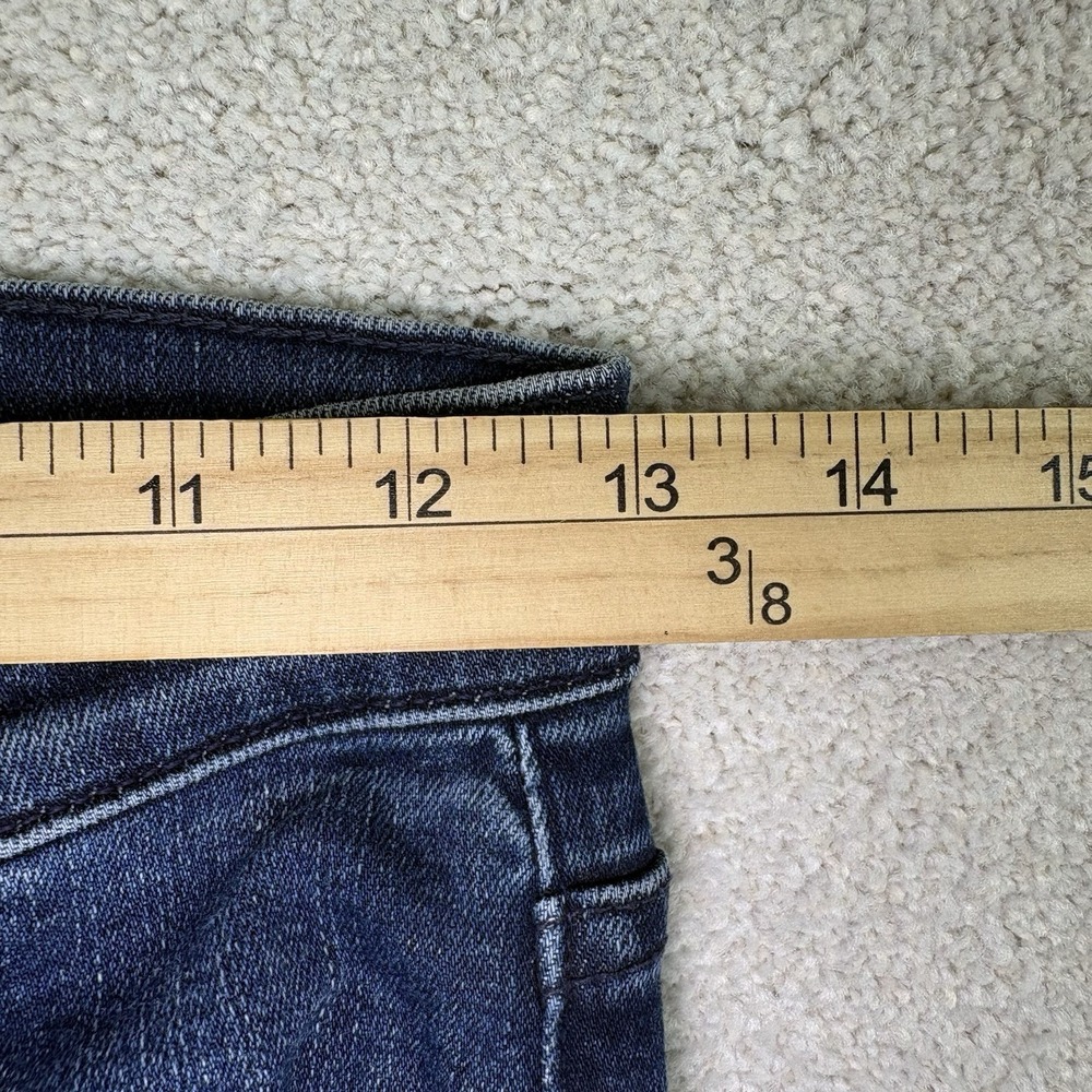 Mother Size 23 The Weekender Fray Mint Condition Flare Jeans Raw Hem High Rise - Picture 3 of 9